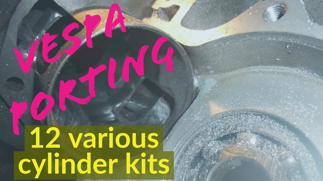 vespa PORTING: 12 race cylinders fitted to the engine case | FMP-Solid PASSion |