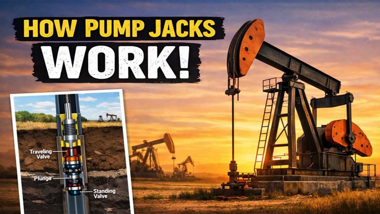 How Do Pump Jacks Really Work? The Genius Engineering Behind the “Nodding Donkey” Oil Machines