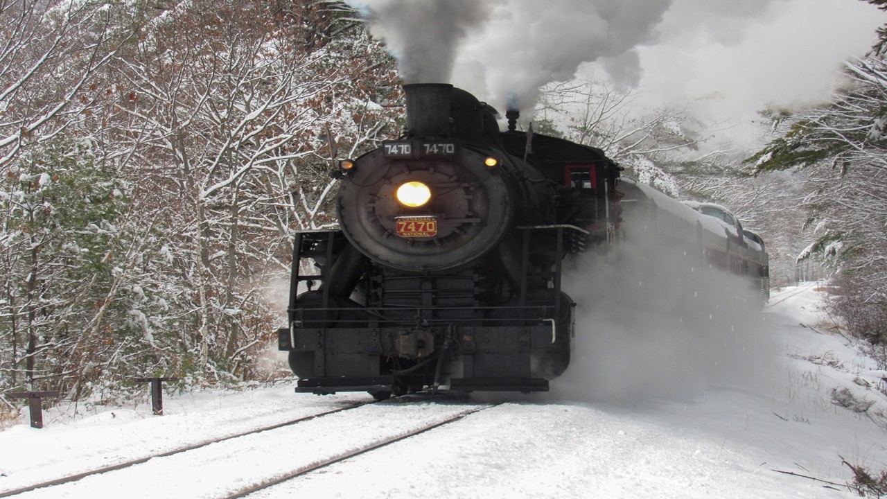 Conway Scenic 7470: Winter Steam in the Mountains: January 2021