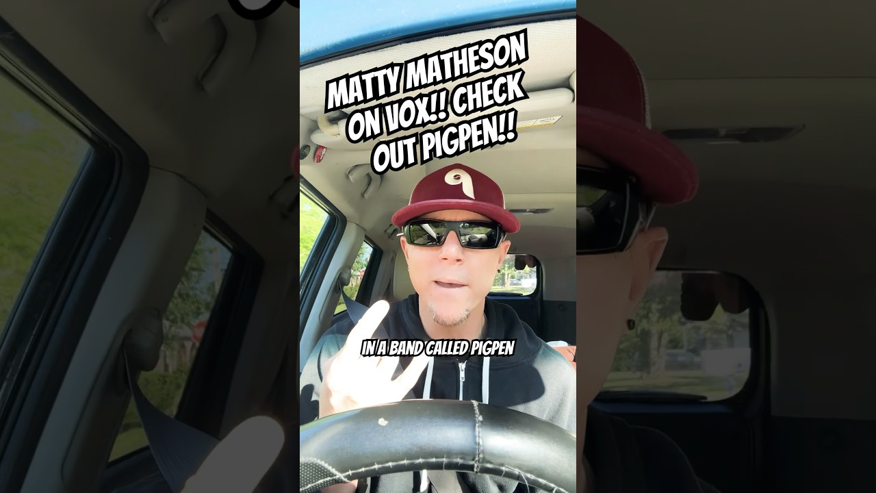 Matty MATHESON on Vox??! Check out PIGPEN!! #mattymatheson #pigpen #mentalmentality #newpunk