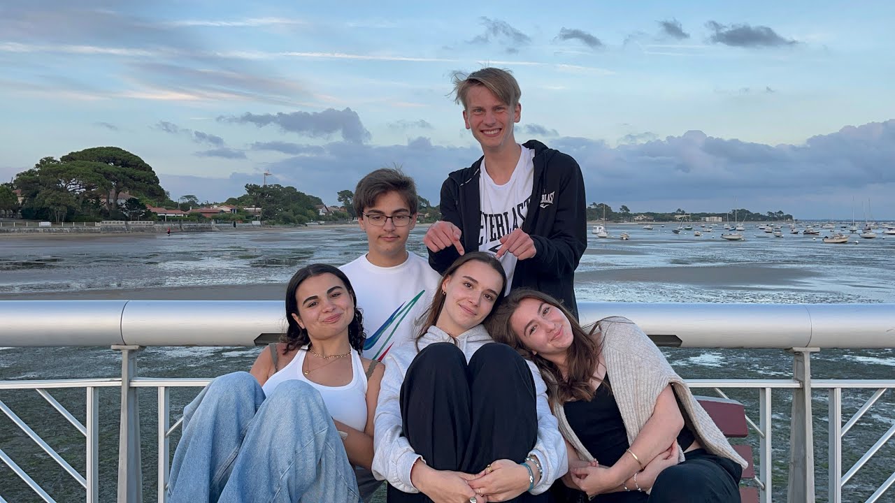 5 copains qui étaient censé réviser le bac de français