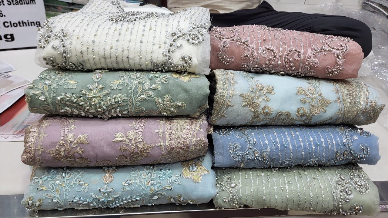 Organza Pakistani Lavish Dresses | Semi Stitched Pakistani Dress Collection New Design | Dress