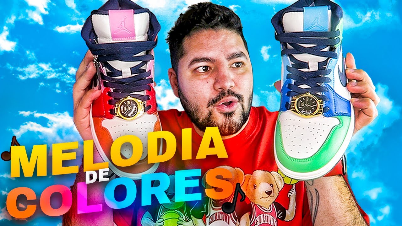 SIN MIEDO A LOS COLORES - JORDAN 1 MID X MELODY ESHANI!!!!!!!!!!!