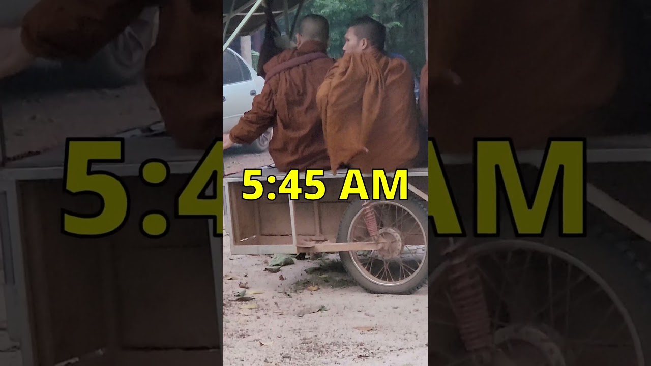 Thai Monk Alms: Ceremony Vs Daily 
