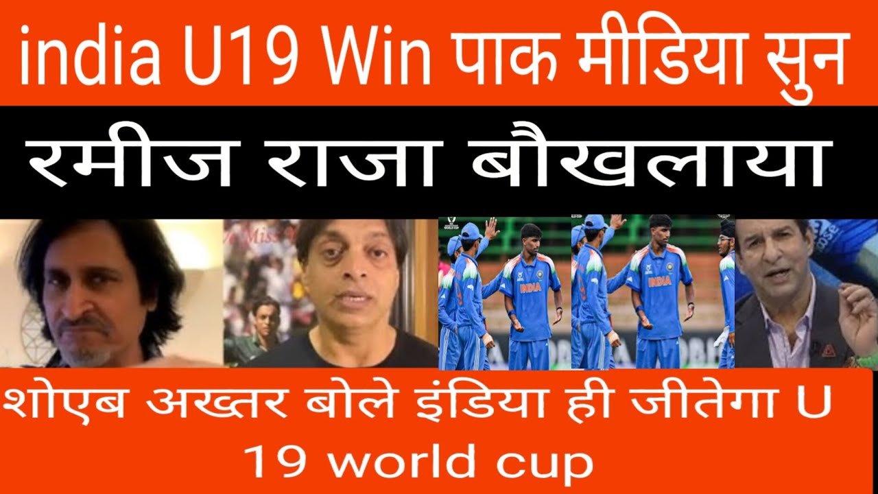 Pak media CRIYING India U19 win Nz vs India|pak React | Pak News  | Cricket News 