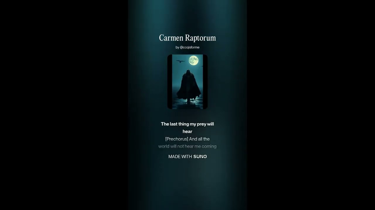 Carmen Raptorum (Raptors Music)