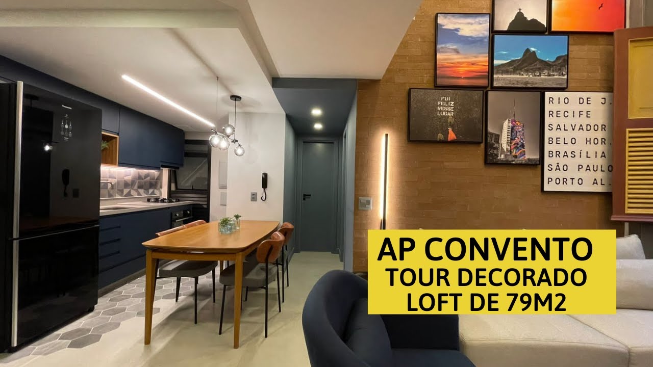 Tour Ap Convento - 79m2 RJ - Loft Decorado