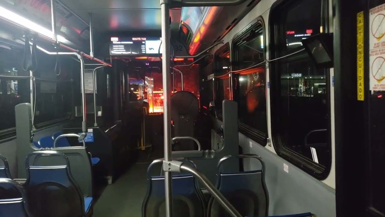 SMART 2018 Gillig BRT #3832 - Route 740 (final run ending in Farmington Hills)
