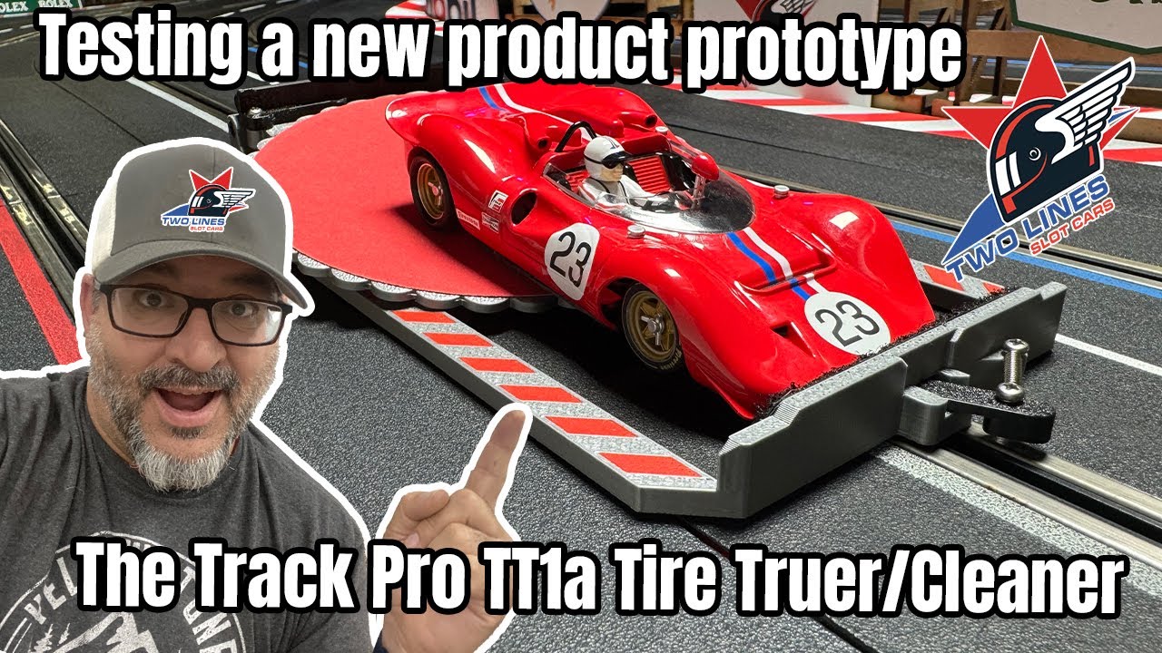 Testing a new tire truer protype.. .The Track Pro TT1a Tire Truer/Cleaner