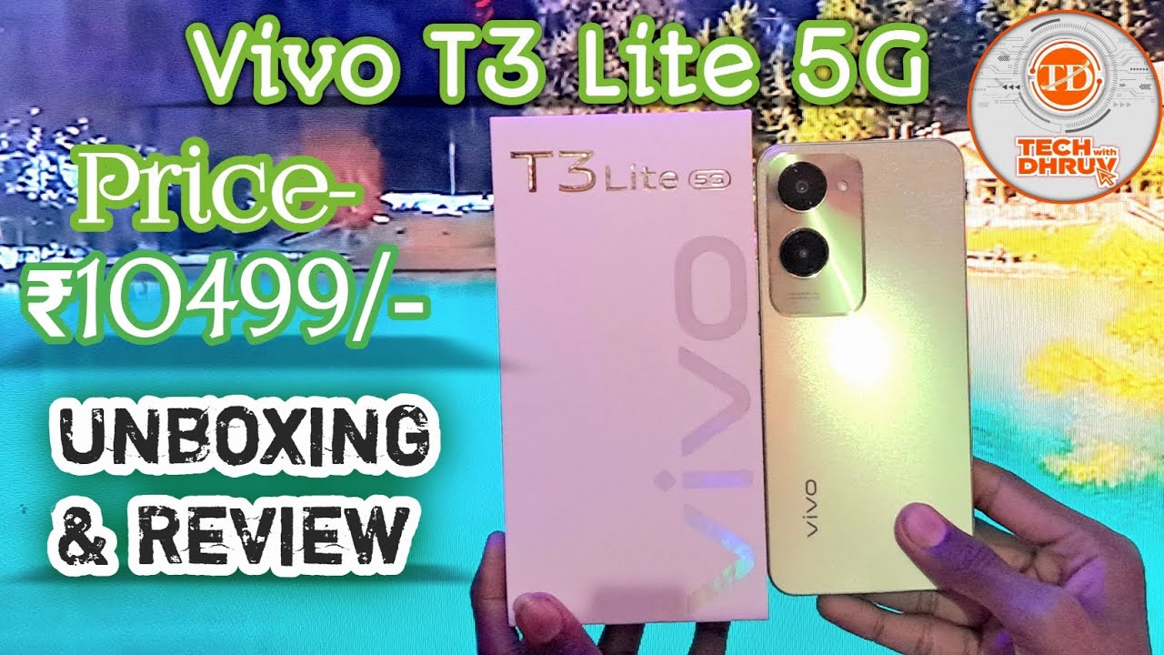 Vivo T3 Lite 5G 🔥|| Unboxing And Review|| #Vivo #tech_with_dhruv