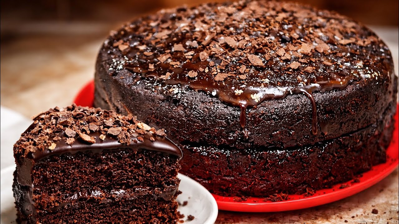 Easy Chocolate Cake with Ganache 🍫 | চুলায় তৈরি চকলেট কেক | No Oven Cake