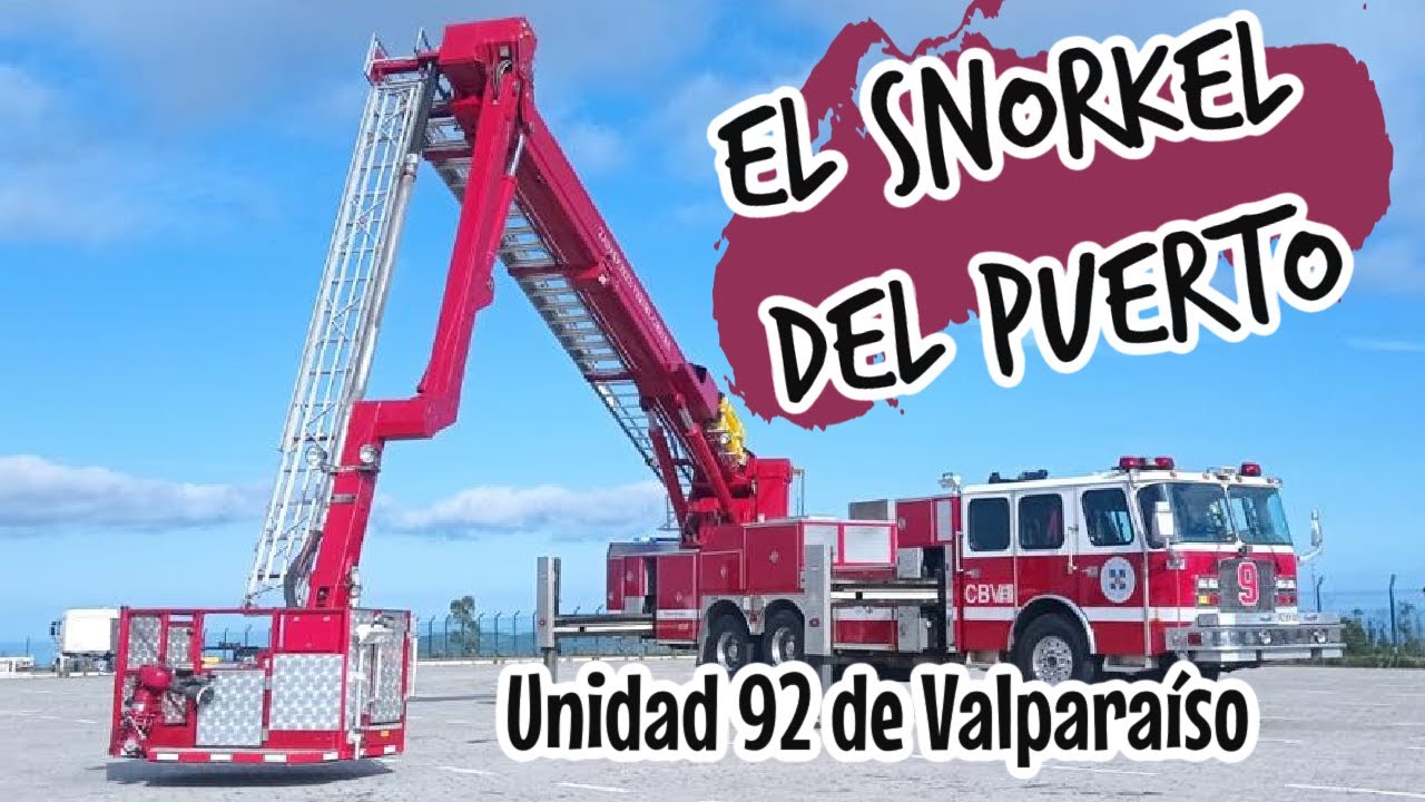 Unidad 92 Valparaíso Carro / camión de Bomberos