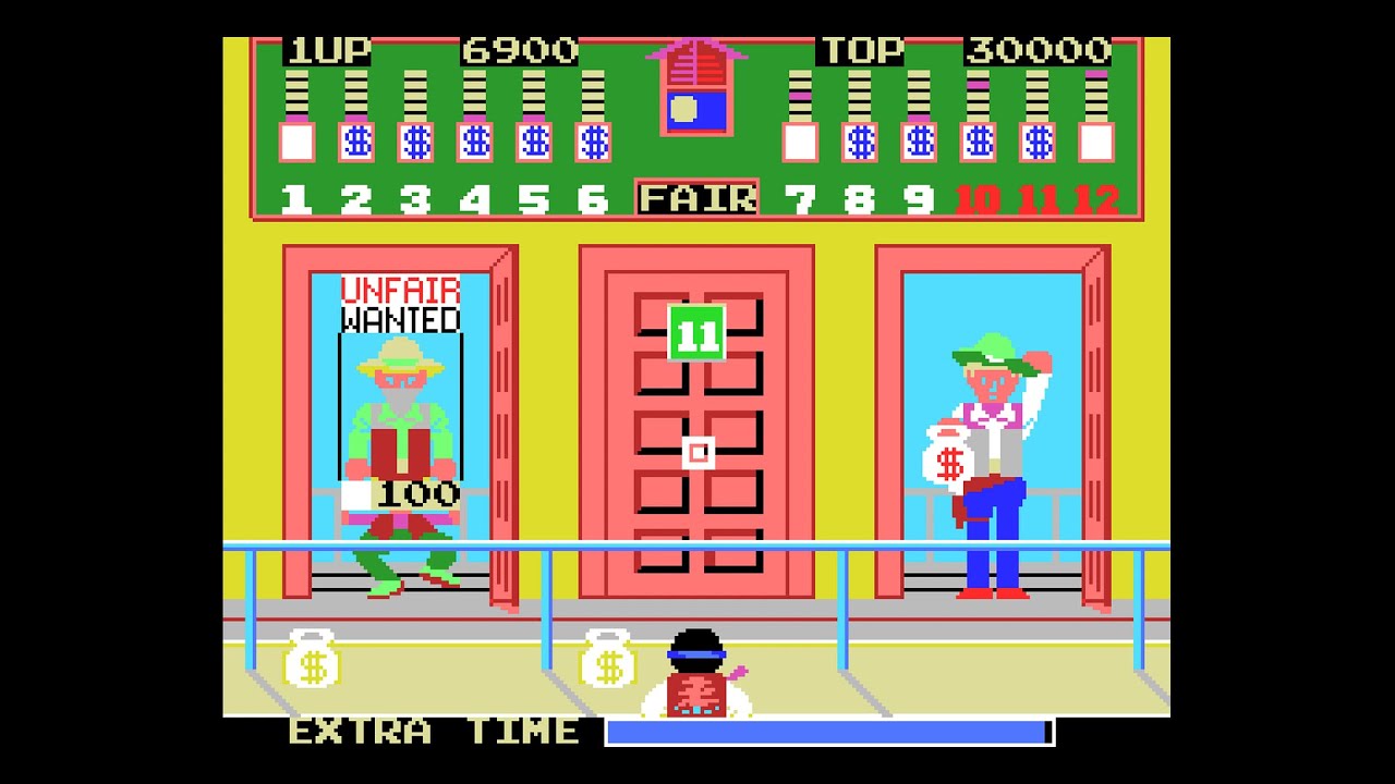 MSX Game: Bank Panic (1985 Pony Canyon)