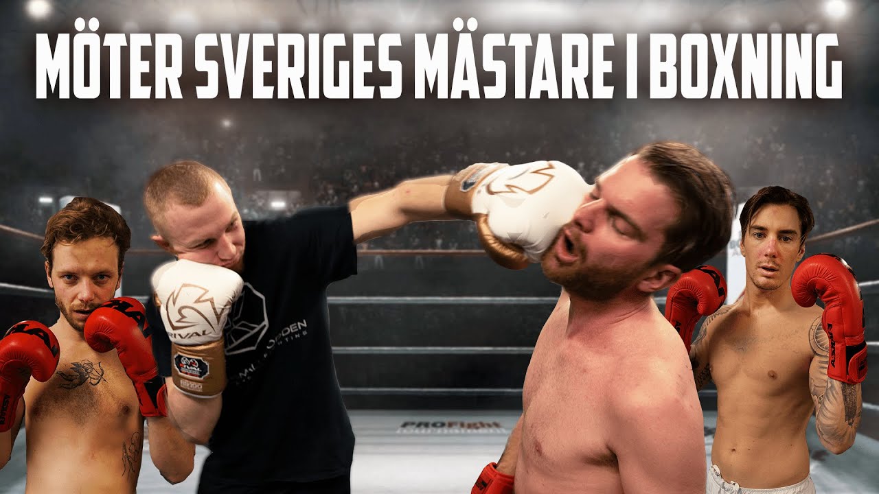 VI MÖTER SVERIGES MÄSTARE I BOXNING.