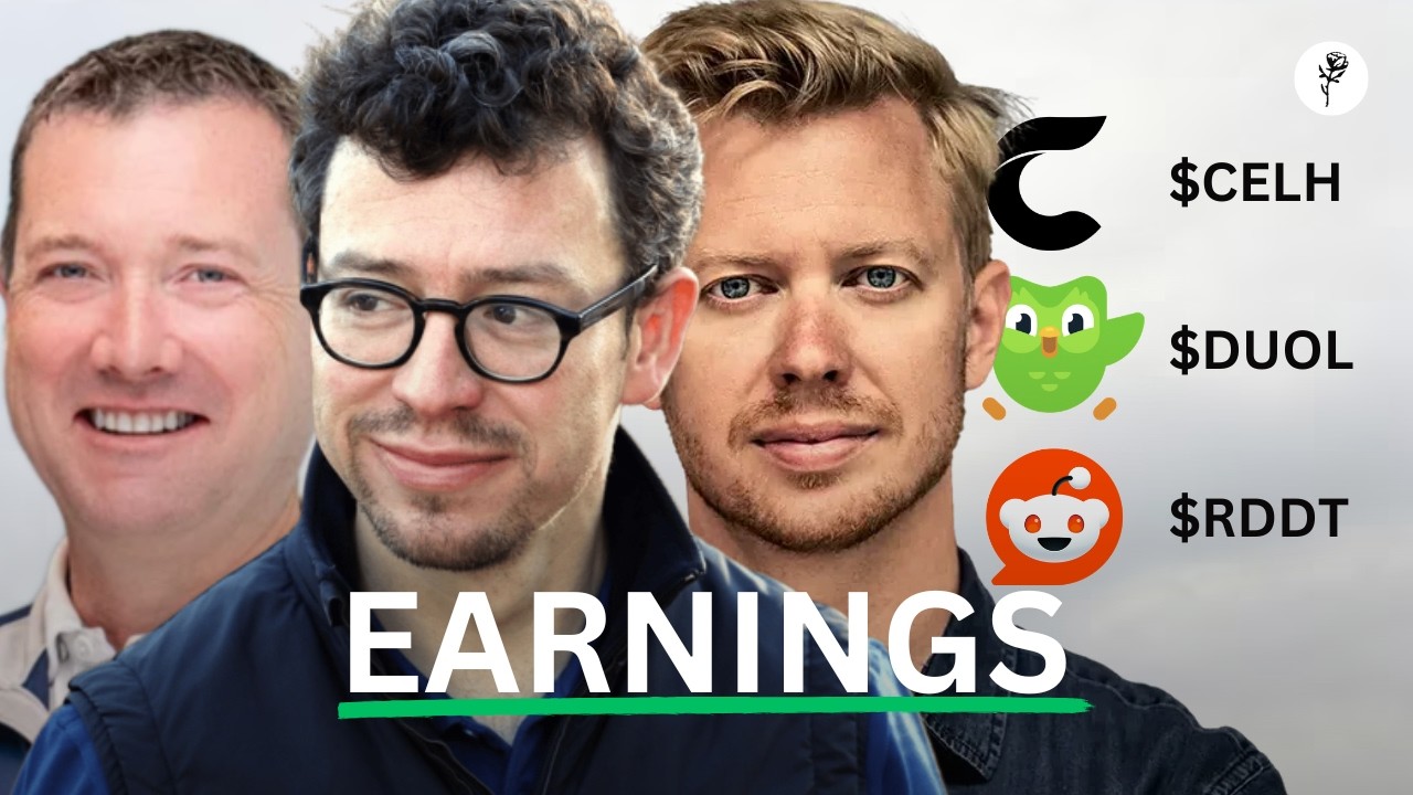 Рост Celsius ($CELH), стратегия Duolingo ($DUOL), уникальные пользователи Reddit ($RDDT)