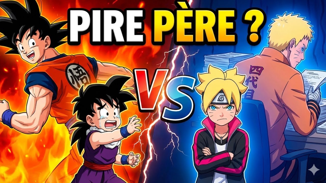 Goku VS Naruto : Qui est le pire père des animés ? (Analyse CHOC – Part 1)