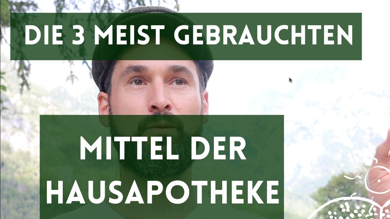 Die 3 meist gebrauchten Mittel der Hausapotheke | Christoph Pollak