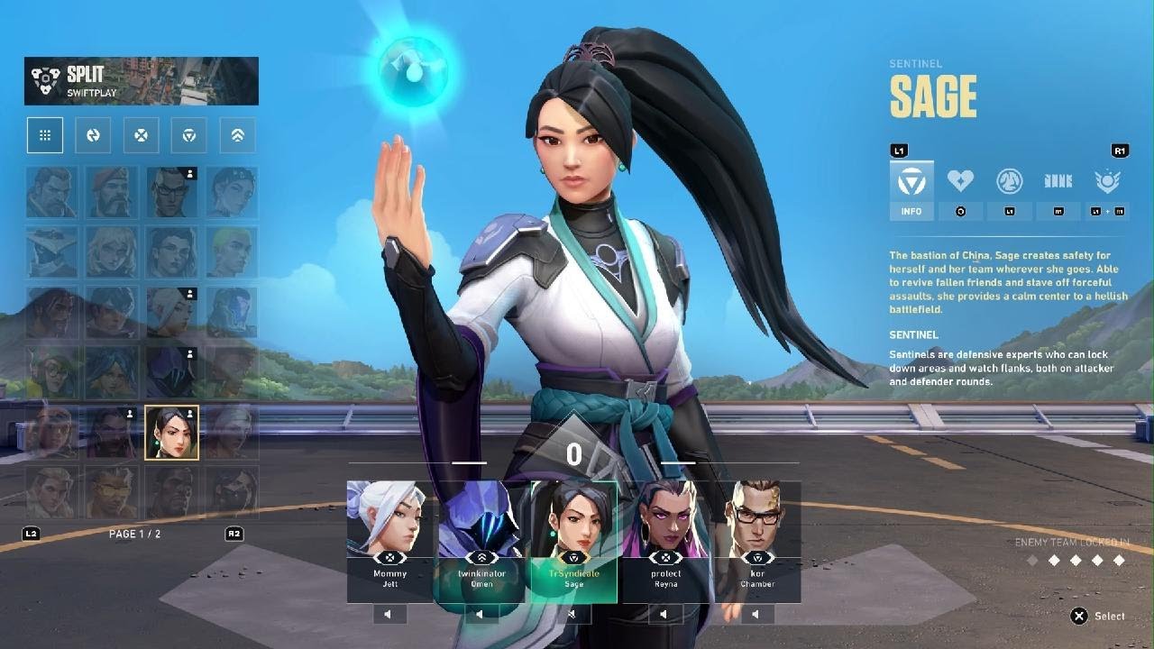 Play as Sage in a public lobby and never heal anyone