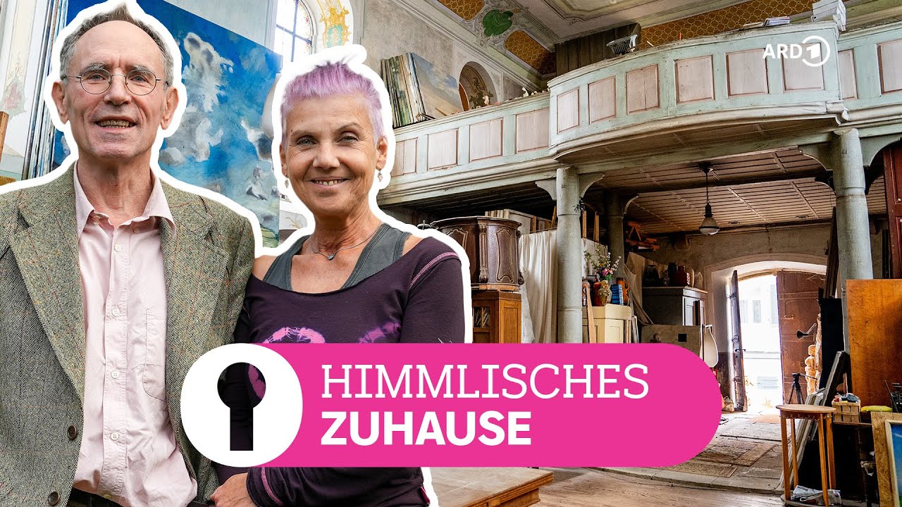 Wohnen in der Kirche: Künstler bauen mit Kirchenmöbeln kreatives Zuhause | ARD Room Tour