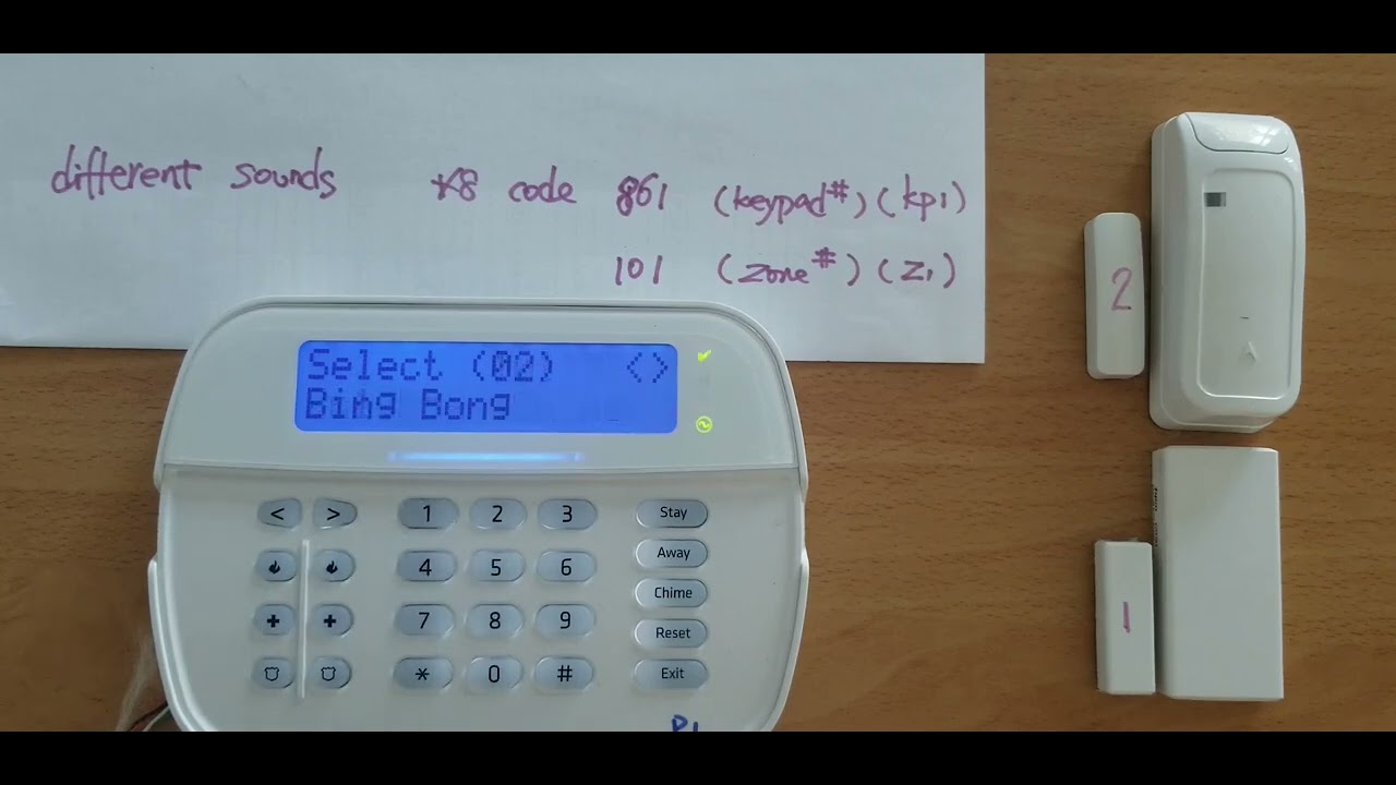 DSC NEO chime programming