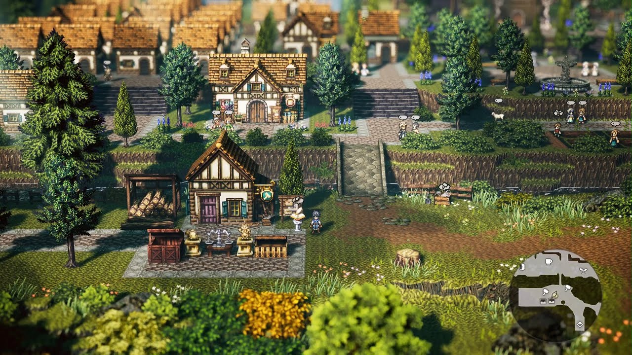 OCTOPATH TRAVELER 0 - Wishvale Town Build (As of Master of All Ch. 4)