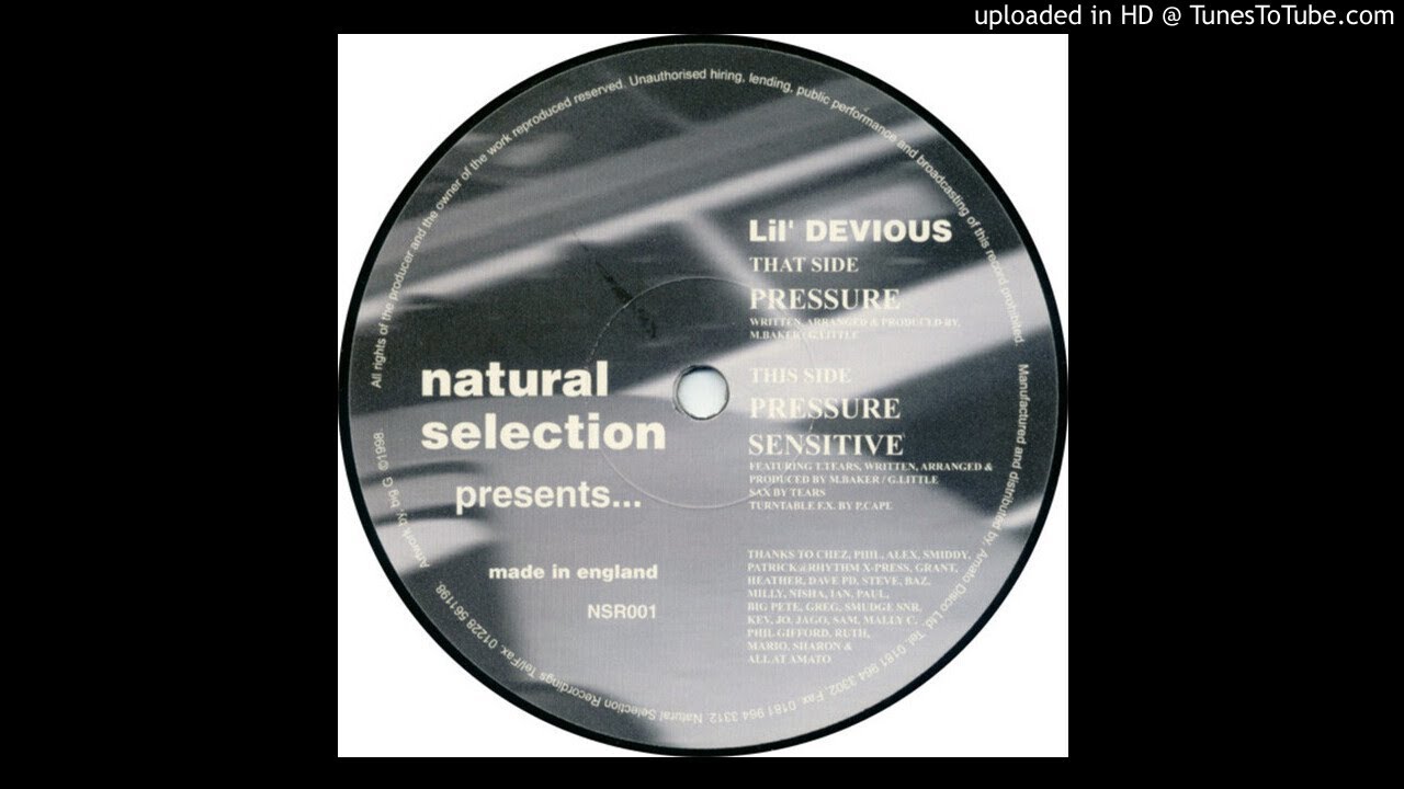 Lil Devious - Pressure [Natural Selection Recordings]