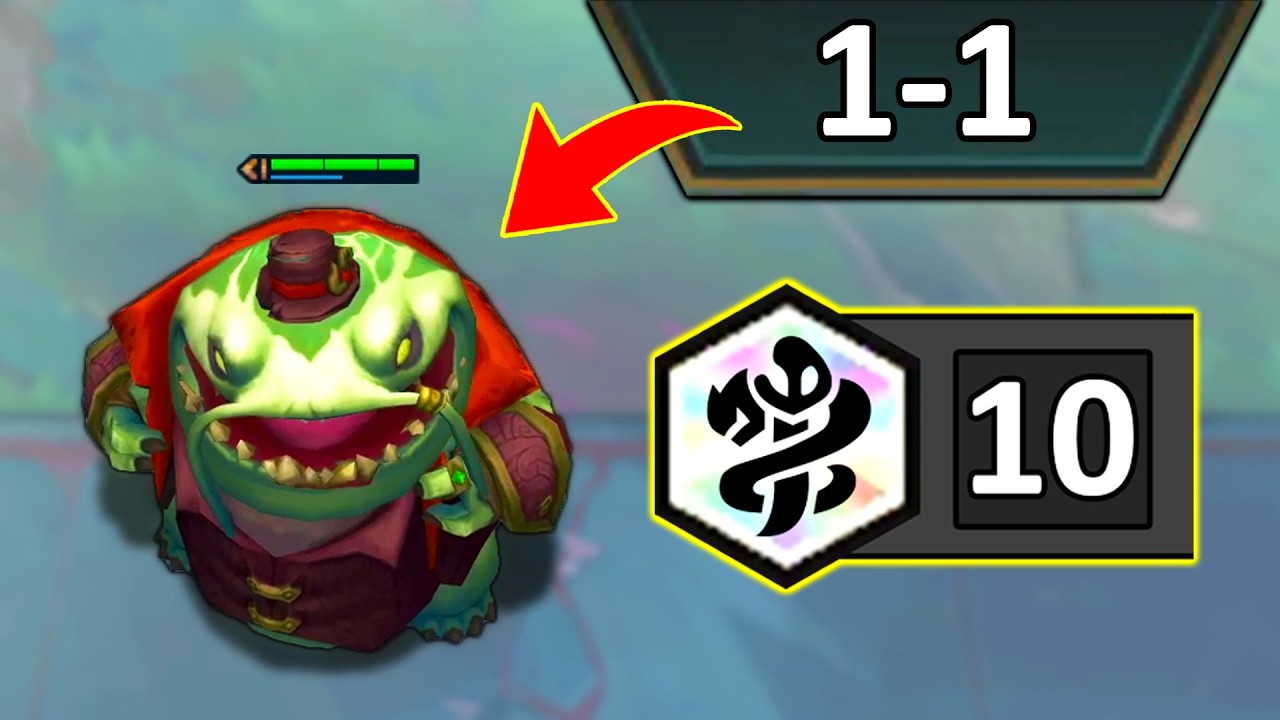 I got Tahm Kench at 1-1!...