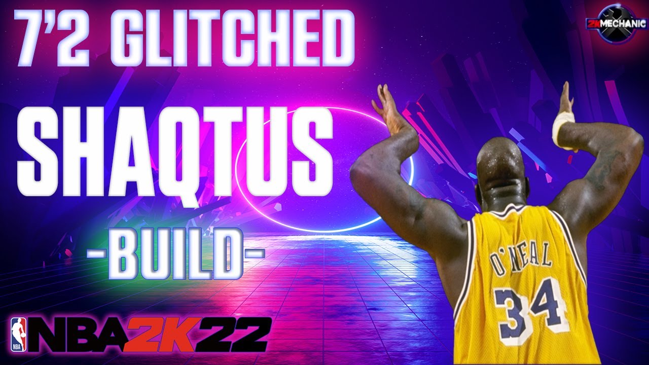 NBA 2K22 7'2 Glitched Masher Build! Best Shaq Build! Best Center Build!