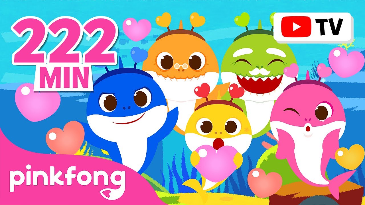 Valentine's Day Special Compilation 💘 | Skidamarink | I Love You Songs | Pinkfong Official