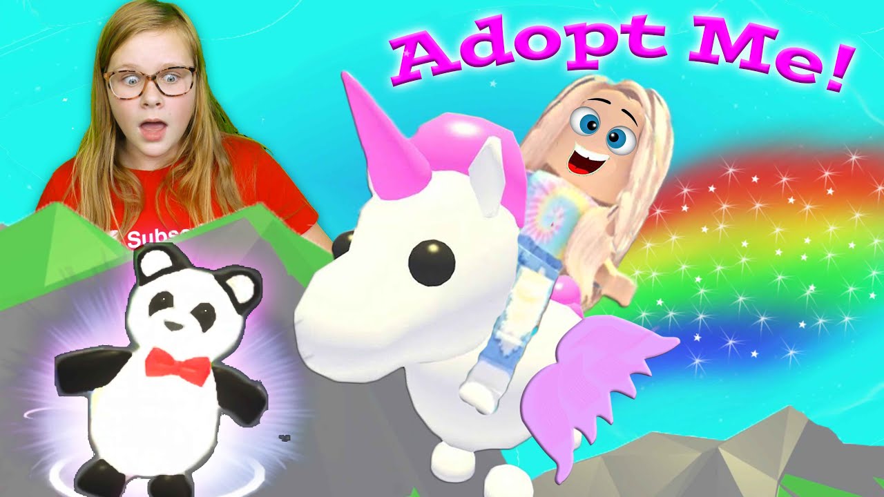 Assistant creates a New Neon Pet Panda on Roblox and Flies her Unicorn