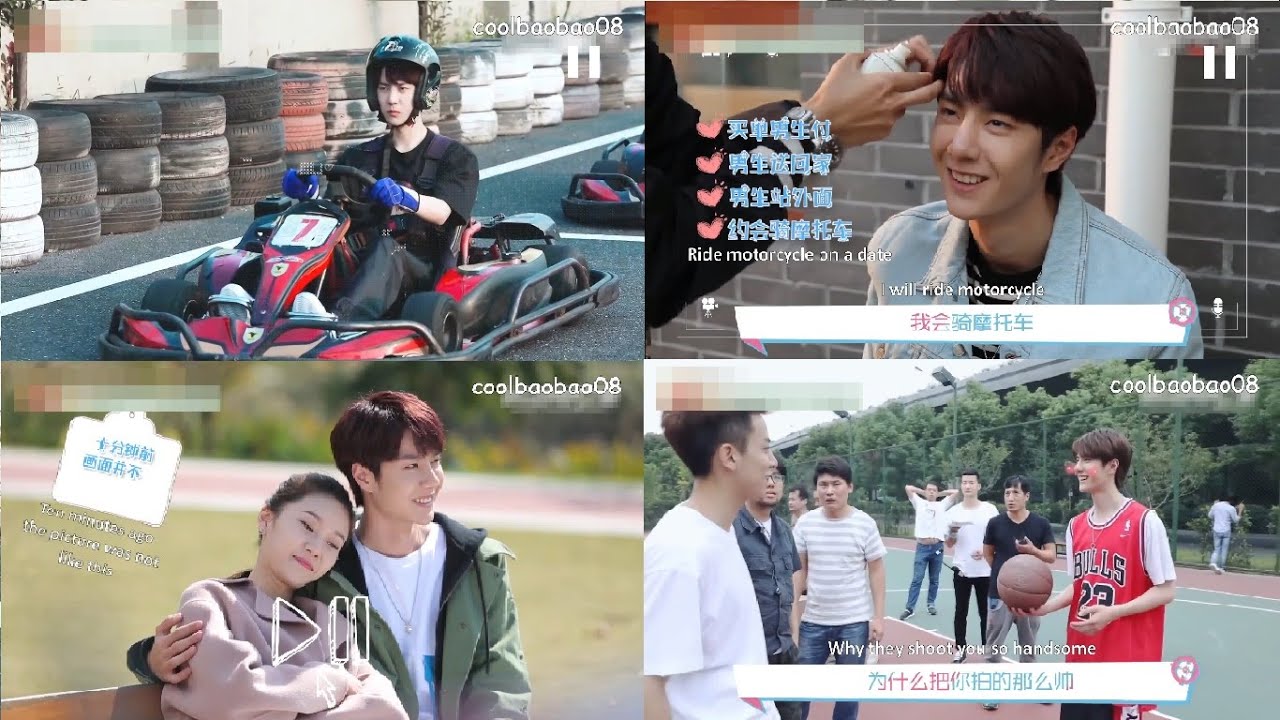 ENG SUB Gank Your Heart Play Basketball Racing Car Date | Wang Yibo Wang Zi Xuan | Behind the Scene