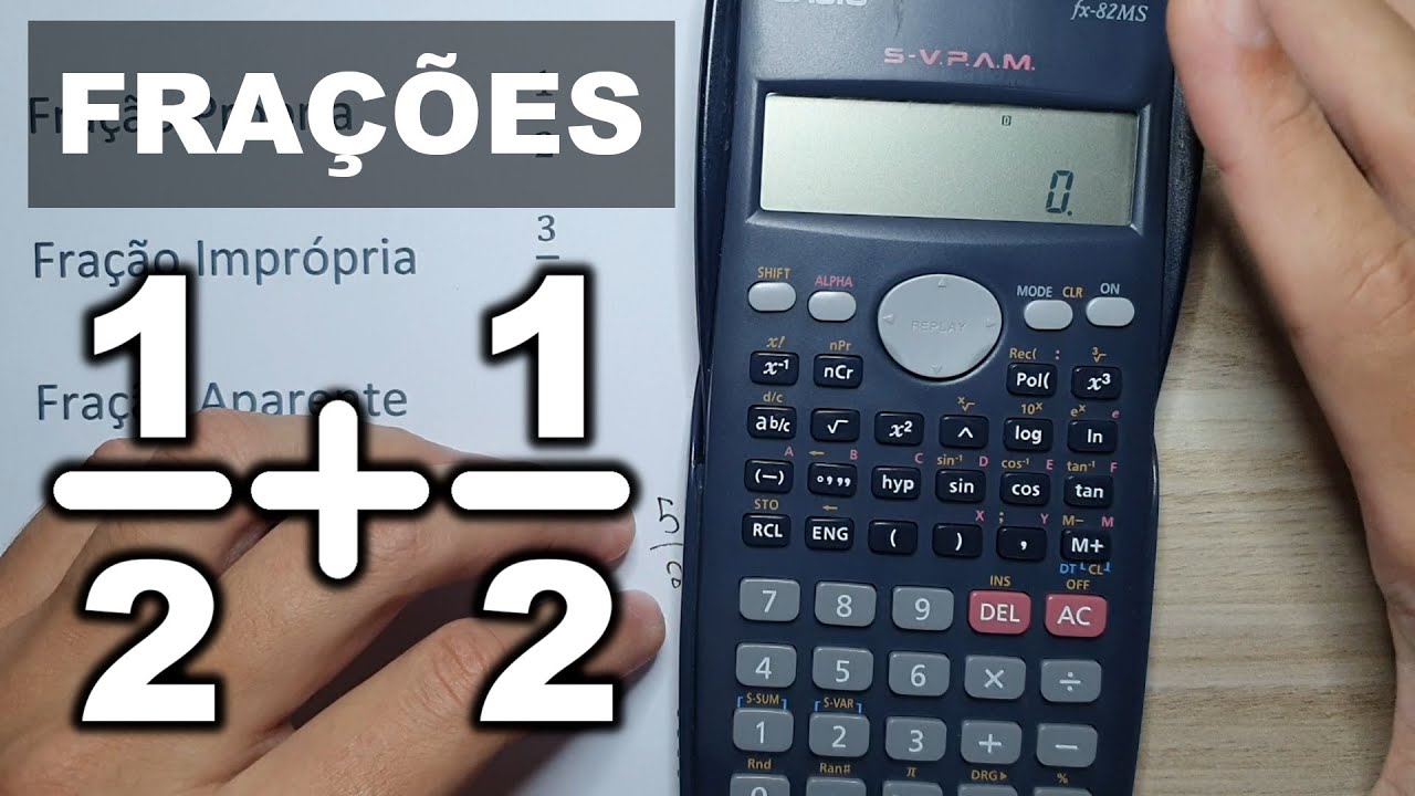 Como fazer FRAÇÃO na calculadora científica
