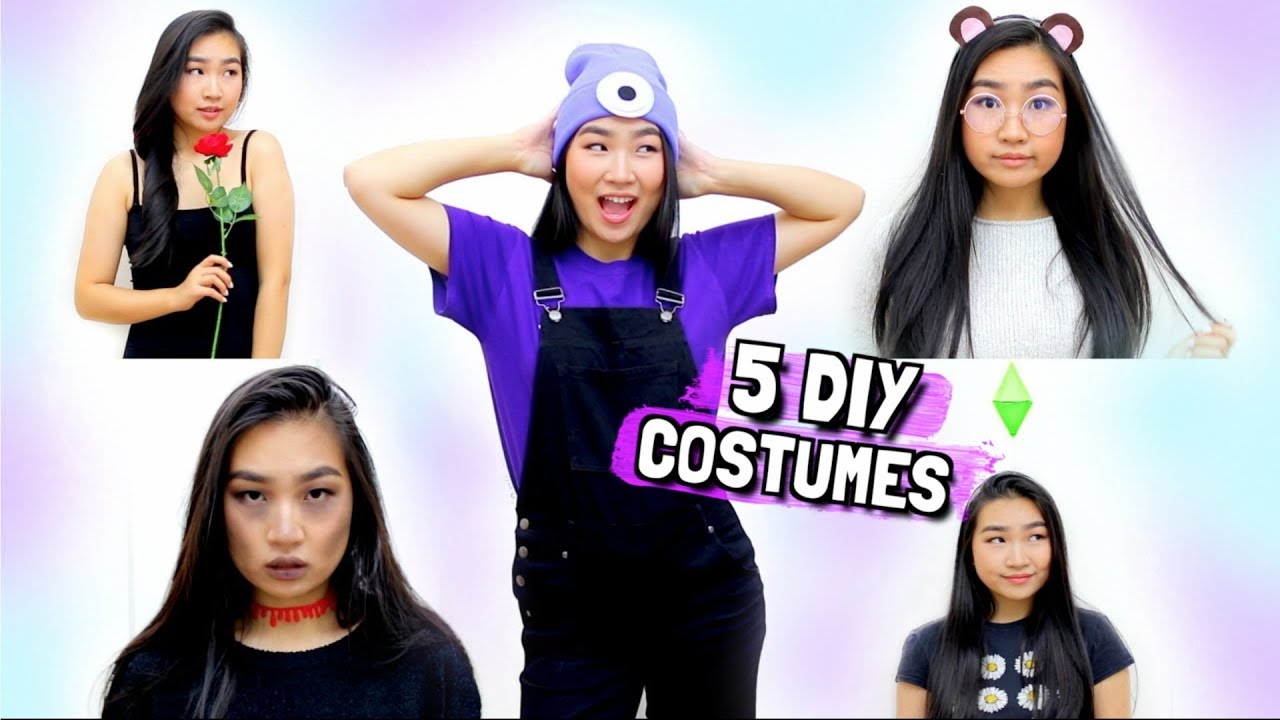 5 Easy DIY Last Minute Halloween Costume Ideas! | JENerationDIY