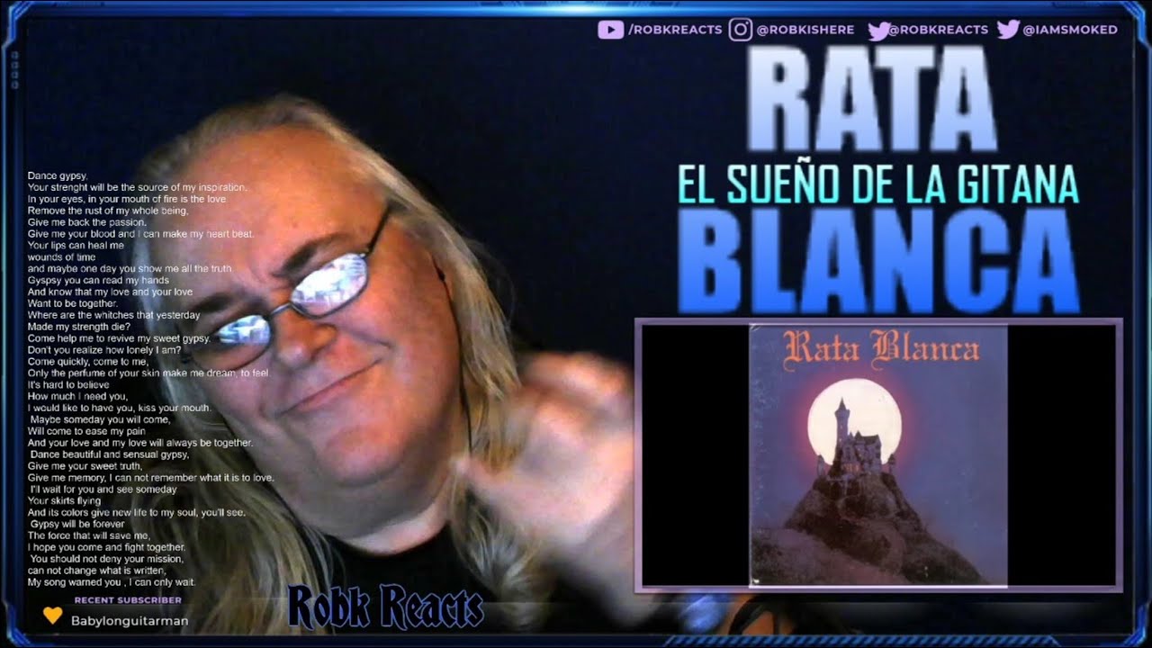 RATA BLANCA - First Time Hearing - EL SUEÑO DE LA GITANA - Requested Reaction