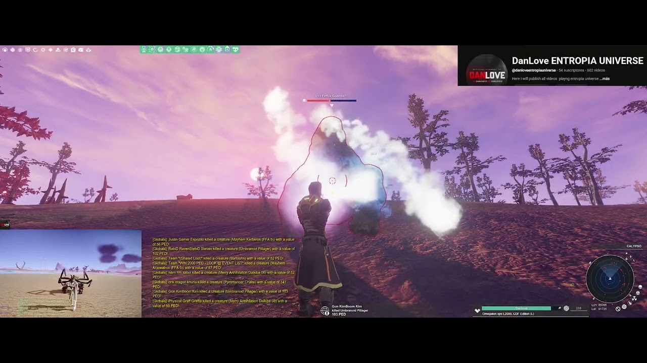 Entropia Universe Feffox    8 Globals