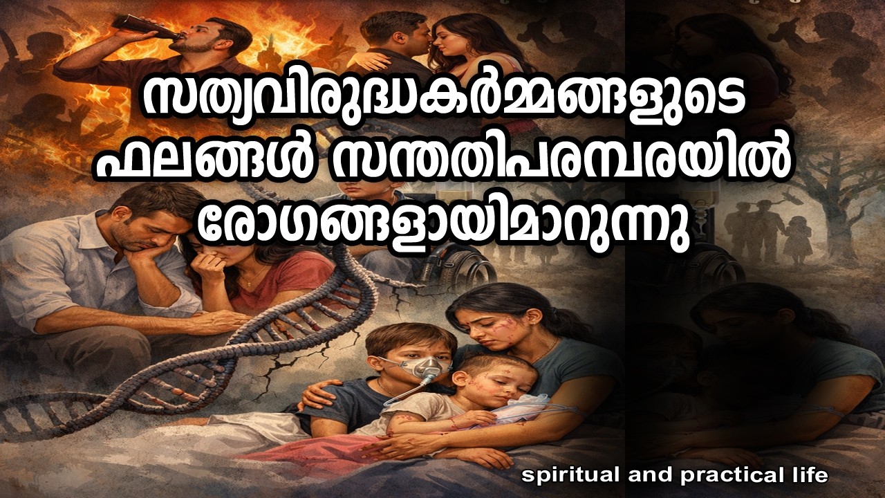 സത്യവിരുദ്ധകര്‍മ്മങ്ങളുടെഫലങ്ങള്‍സന്തതിപരമ്പരയില്‍ രോഗങ്ങളായിമാറുന്നു| #gurunirmalanandagirimaharaj
