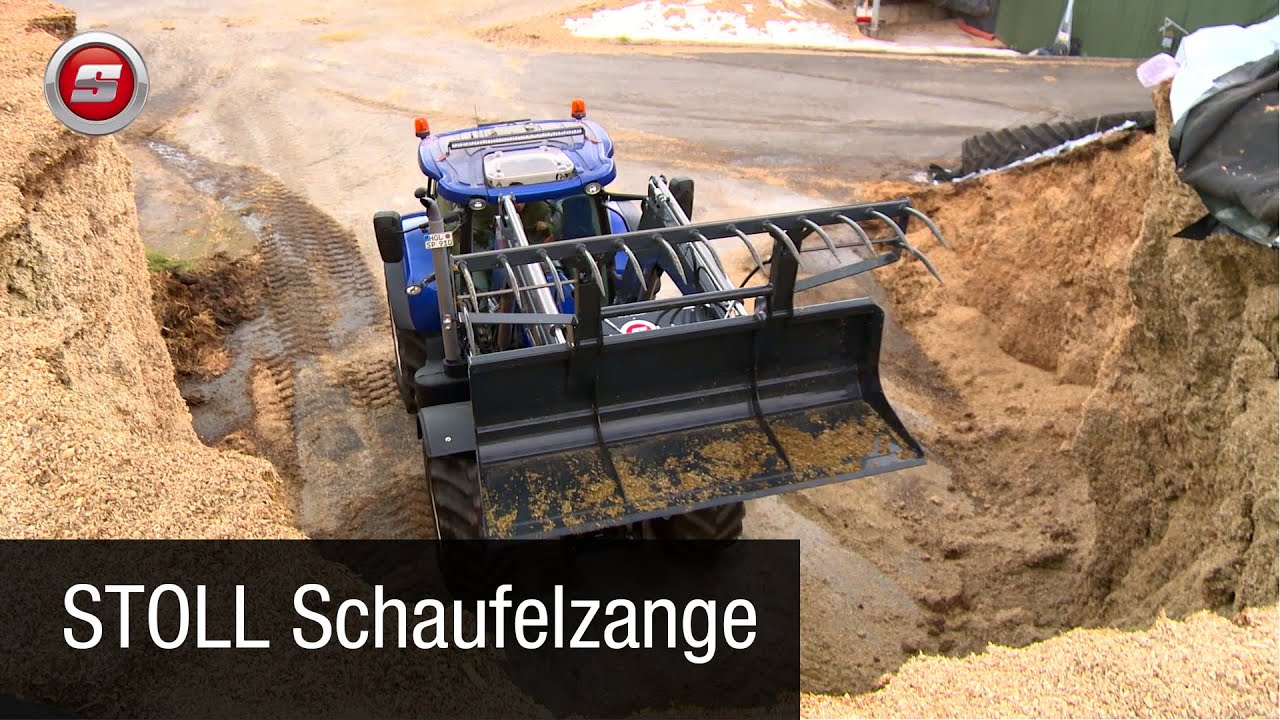 STOLL Schaufelzange – STOLL Bucket with grapple
