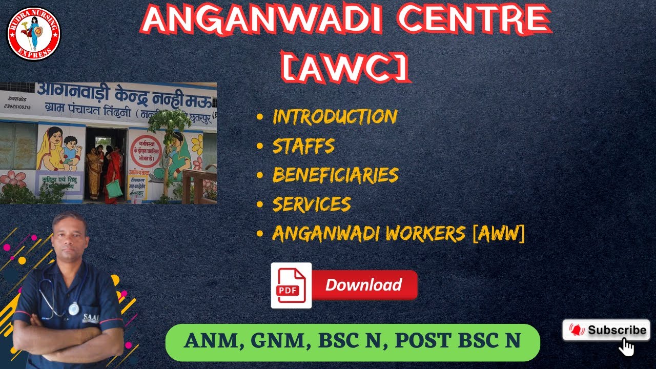 Anganwadi Centre | AWC | Anganwadi Worker | AWW | Community Health Nursing