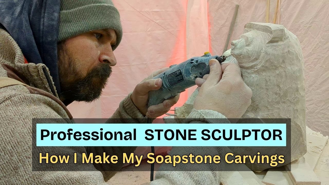 How A Professional SCULPTOR Actually Makes STONE CARVINGS