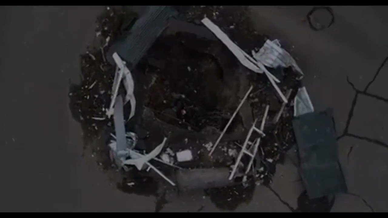 This is how it looks Okhtyrka after shelling City in sumy region, Ukraine