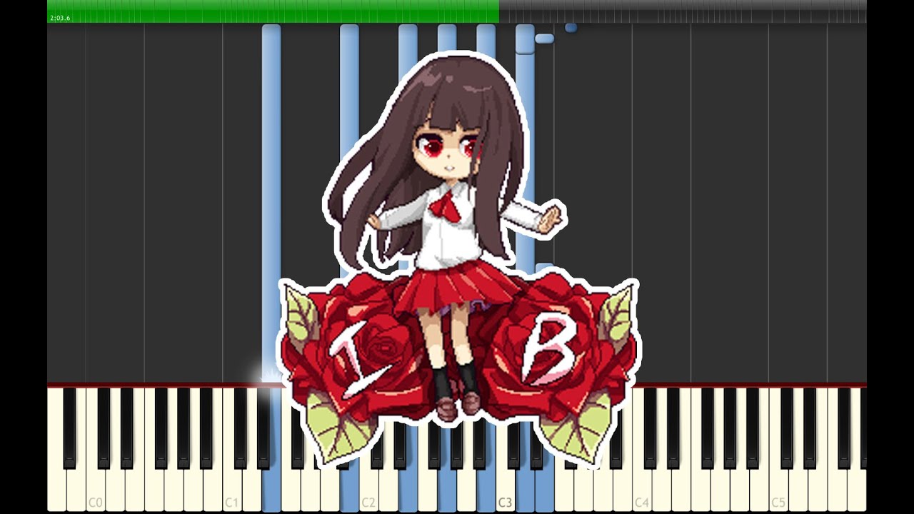 Garry's theme - Ib - Medley (Piano Tutorial, Synthesia)