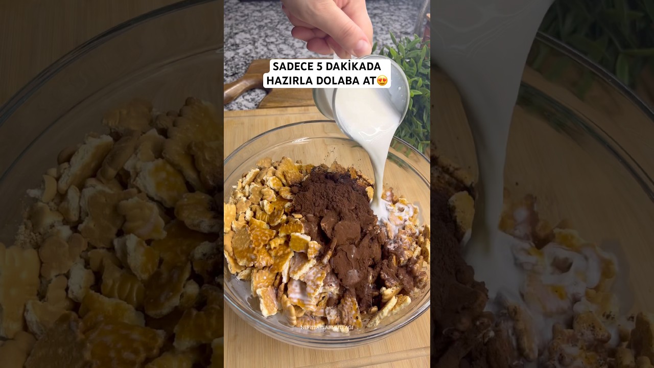 Pratik mozaik pasta tarifi😍 #mozaik #bisk&uuml;vili #pratikpasta Malzemeler yorumda👇👇