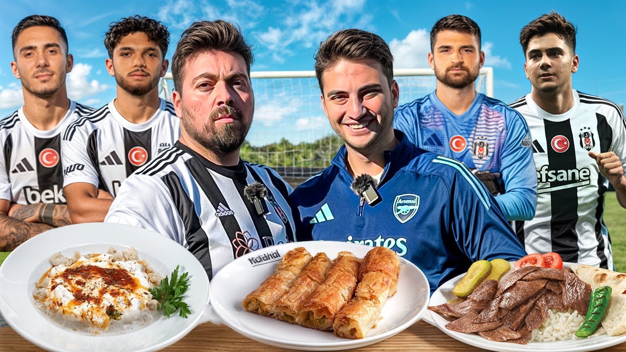 BEŞİKTAŞLI FUTBOLCULARIN SEVDİĞİ YEMEKLERİ YEDİK @Emirivriv !