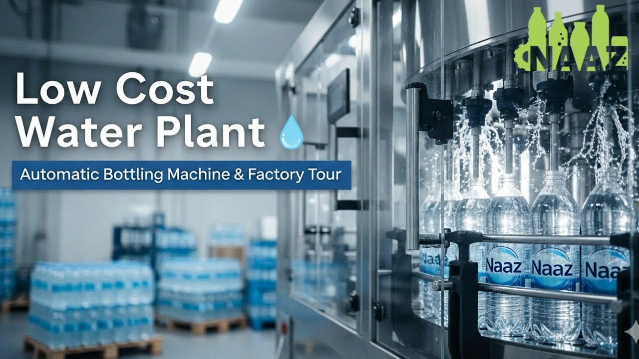 Low Cost Water Plant | Automatic Bottling Machine & Factory Tour