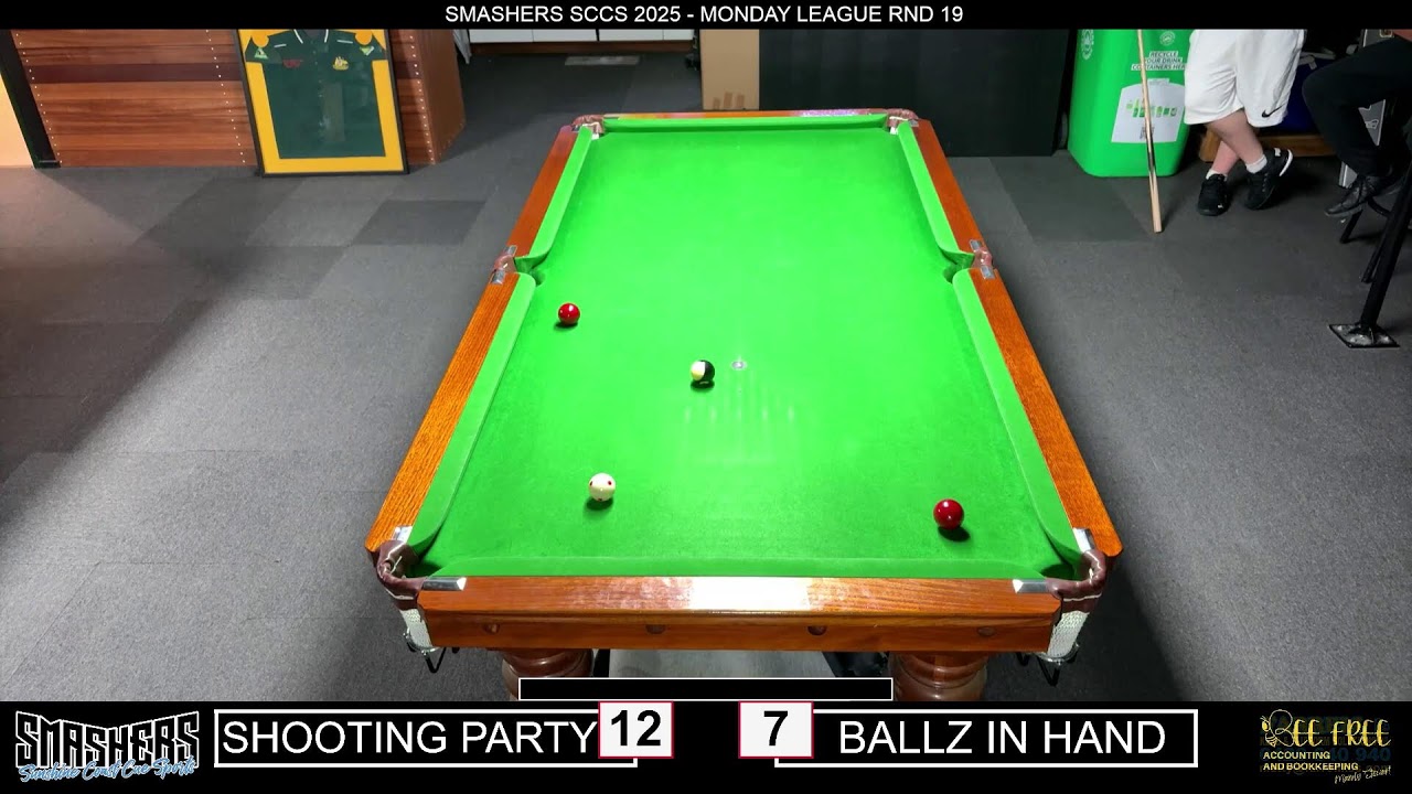 Smashers SCCS 2025 - Monday League Rnd 19