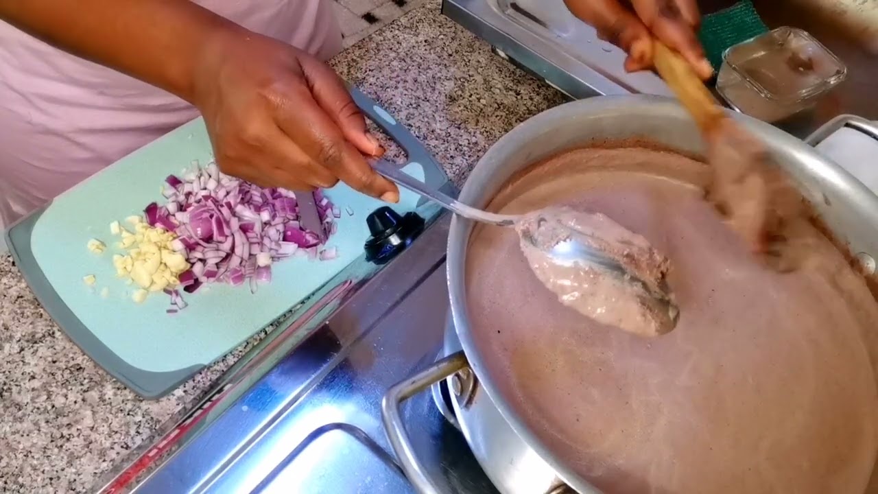 HOW TO COOK DRY FISH WITH G NUTS, African cooking. simple and easy steps, @missdee4227.