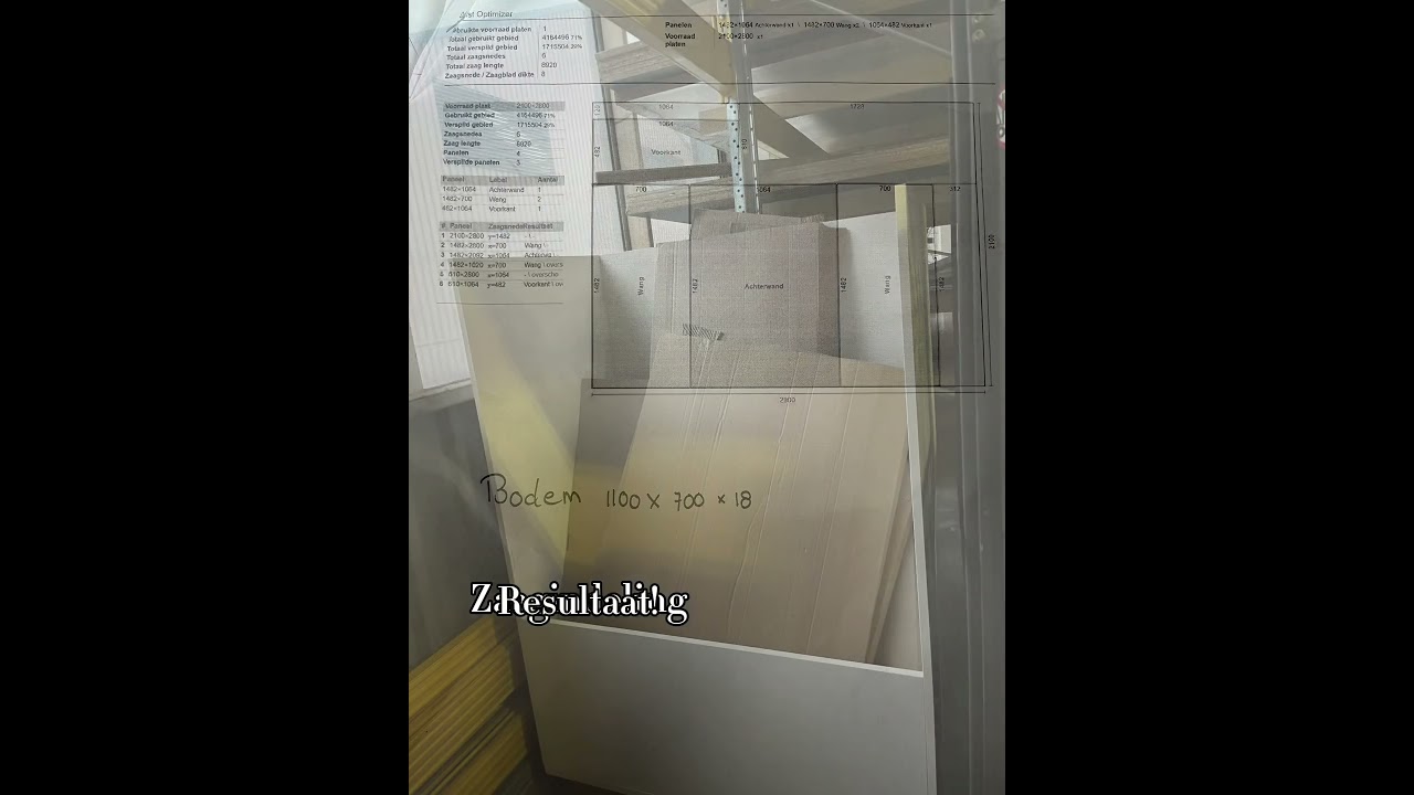 Stagefilmpje Das van hout