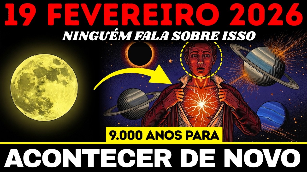 NÃO IGNORE o que você sentiu! 19 FEV - O Eclipse ATIVOU algo – e AMANHÃ fica mais forte!