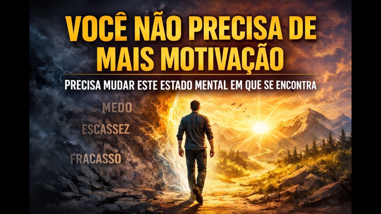VOCÊ NÃO PRECISA DE MAIS MOTIVAÇÃO — PRECISA MUDAR ESTE ESTADO MENTAL EM QUE SE ENCONTRA