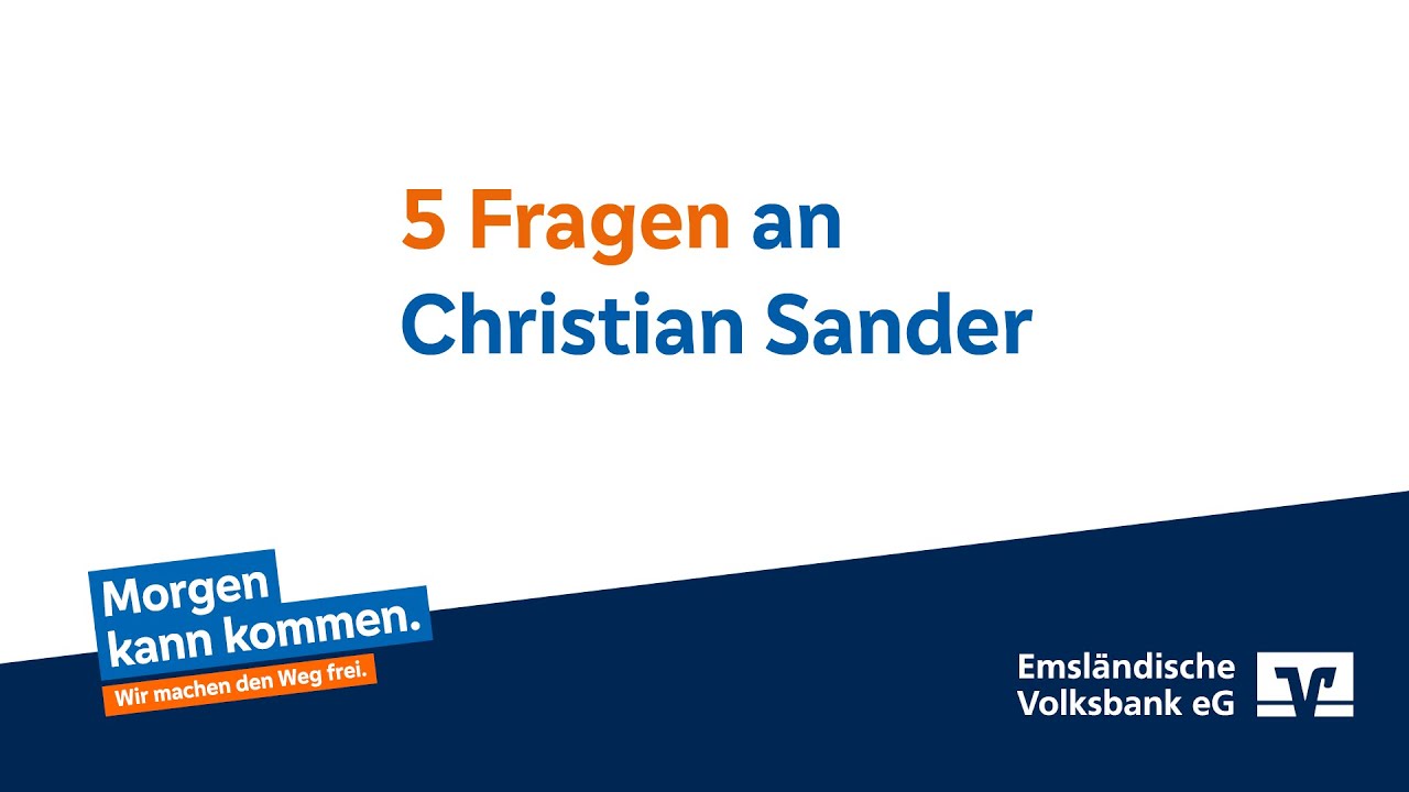 5 Fragen an Christian 😎